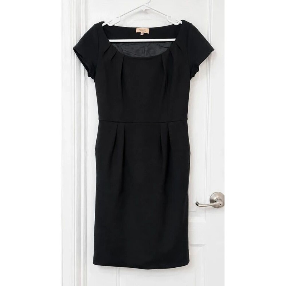 PIKO 1988 Women’s Black Cap Sleeve Sheath Dress Size Small